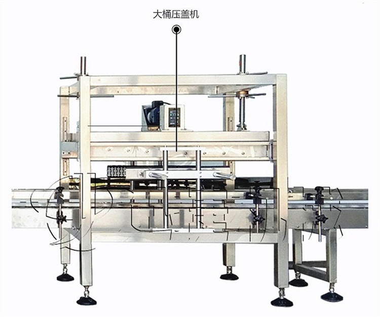 廣口桶排氣式壓蓋機(jī)